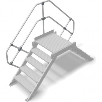 Переход с платформой KRAUSE STABILO 826244, 5 ступеней 800 мм 45°