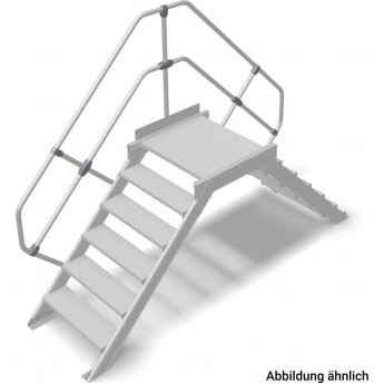 Переход с платформой KRAUSE STABILO 826459, 6 ступеней 1000 мм 45°