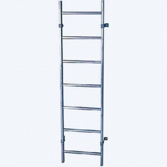 Шахтная лестница KRAUSE STABILO 815859, оцинкованная сталь, ширина 340 мм, 10 перекладин