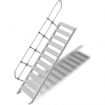 Трап стационарный KRAUSE 11 ступеней, ширина 1000 мм 60°